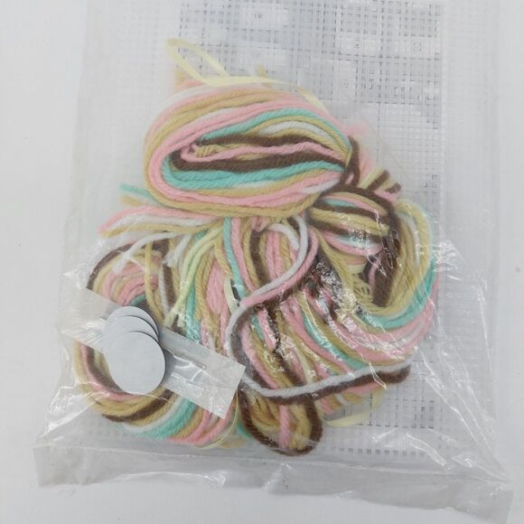 Bunny Egg Magnets Easter Plastic Canvas Kit by House of White Birches Rabbits - Picture 6 of 7